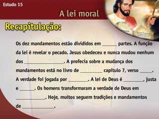 A Lei Moral - Ouvindo a Voz de Deus, Estudo Bíblico, Igreja Adventista