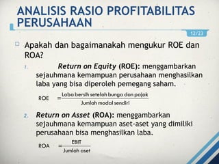 analisis perusahaan EPS dan laporan keuangan | PPT