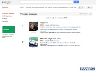 O que vocês acham que
tem mais busca?
Monopod ou Pau de
Selfie?
 