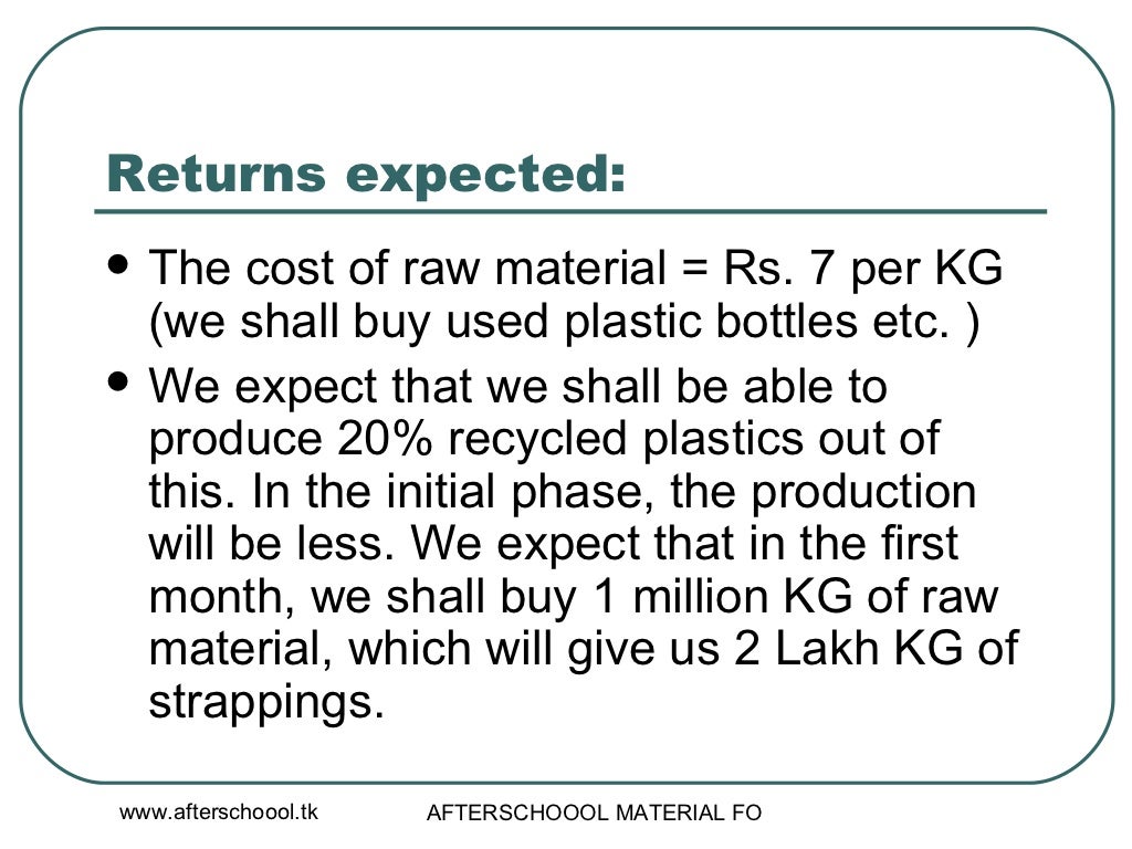 15 Business Plan On Plastics Recycling