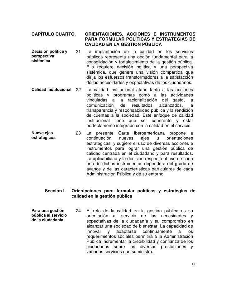 15. carta iberoamericana de calidad 15. carta iberoamericana de calidad