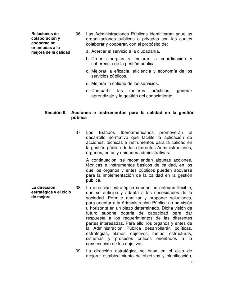 15. carta iberoamericana de calidad