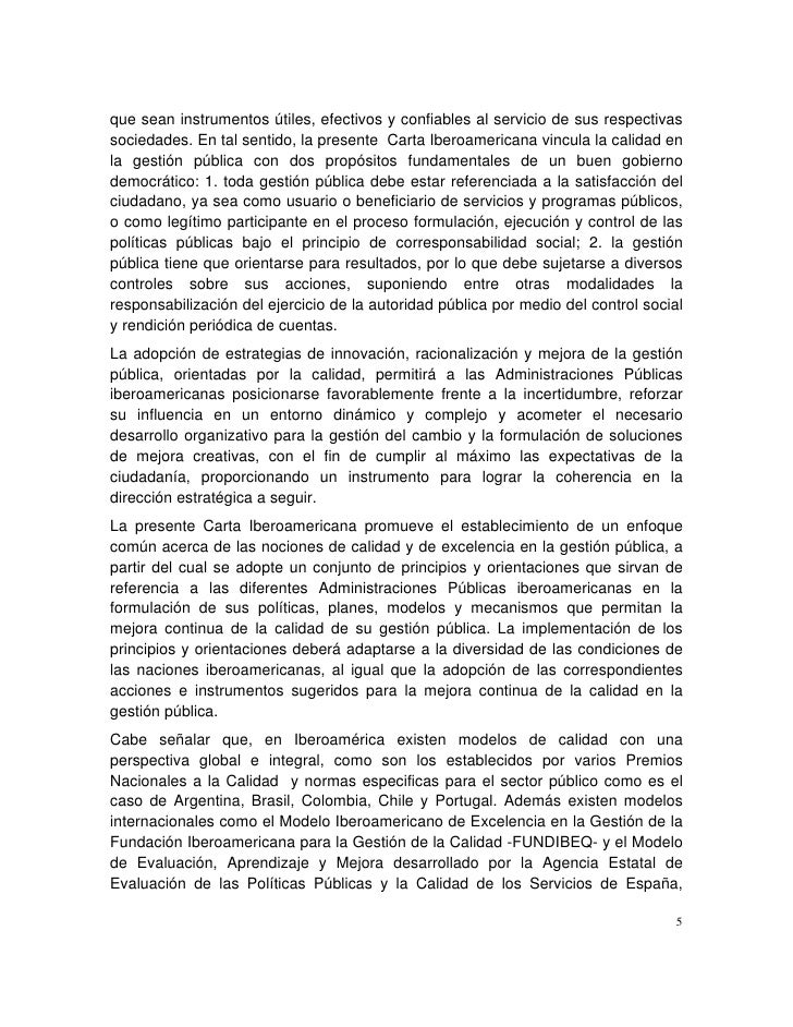 15. carta iberoamericana de calidad