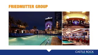 FRIEDMUTTER GROUP
Friedmutter design for the Cosmopolitan
Friedmutter design for Red Rock Casino & Resort
Friedmutter design for Horseshoe Casino
 