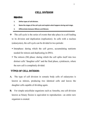 1 5 chapter 5. cell division-ali-2013 | PDF