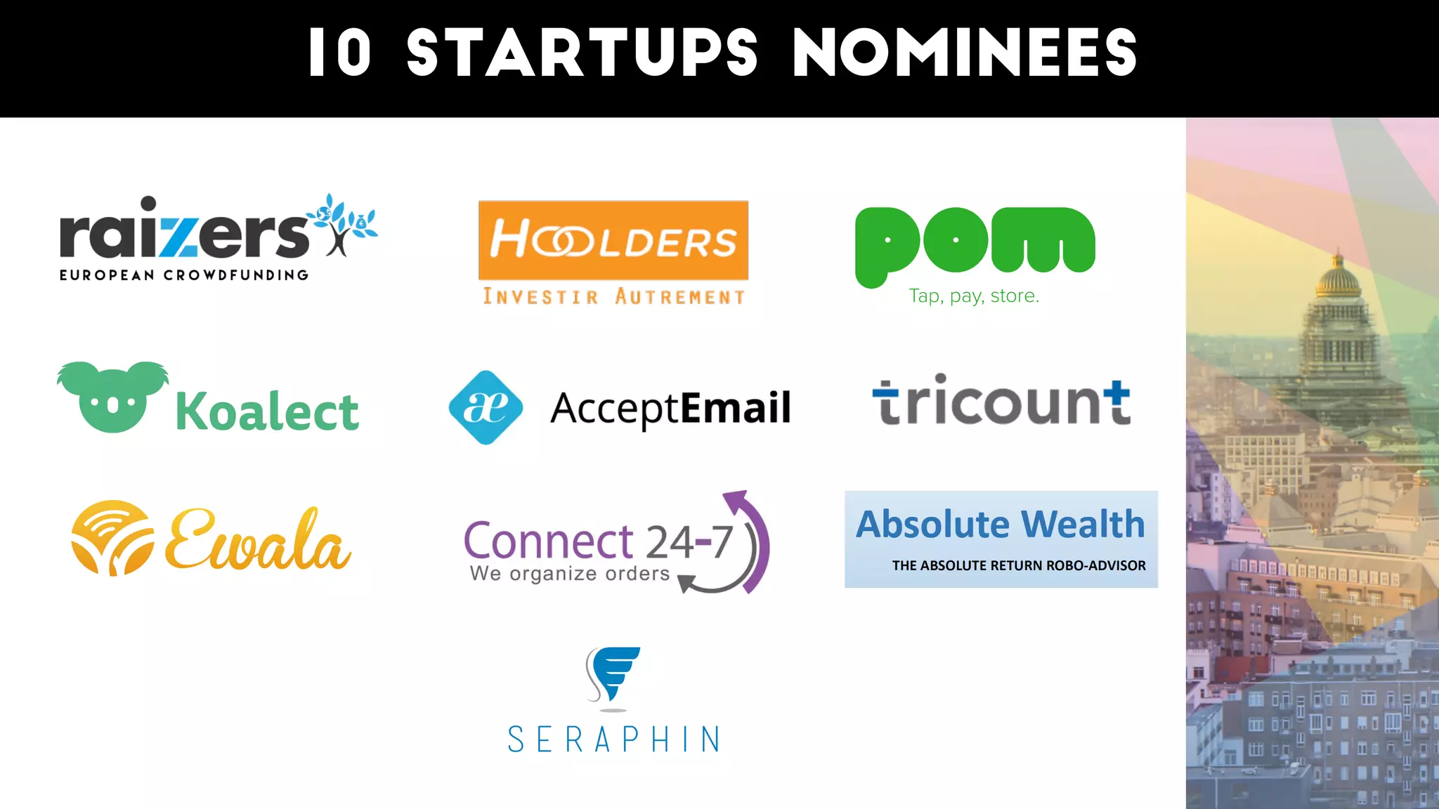 10 startups nominees