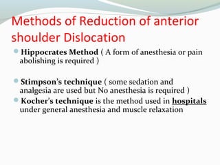 15 common shoulder disorders | PPT