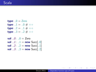 15 - Scala. Dependent function type (Π-type) | PPT