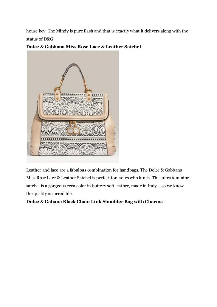 Dramatic Dolce & Gabbana Handbags