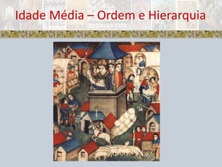 Idade Média – Ordem e Hierarquia