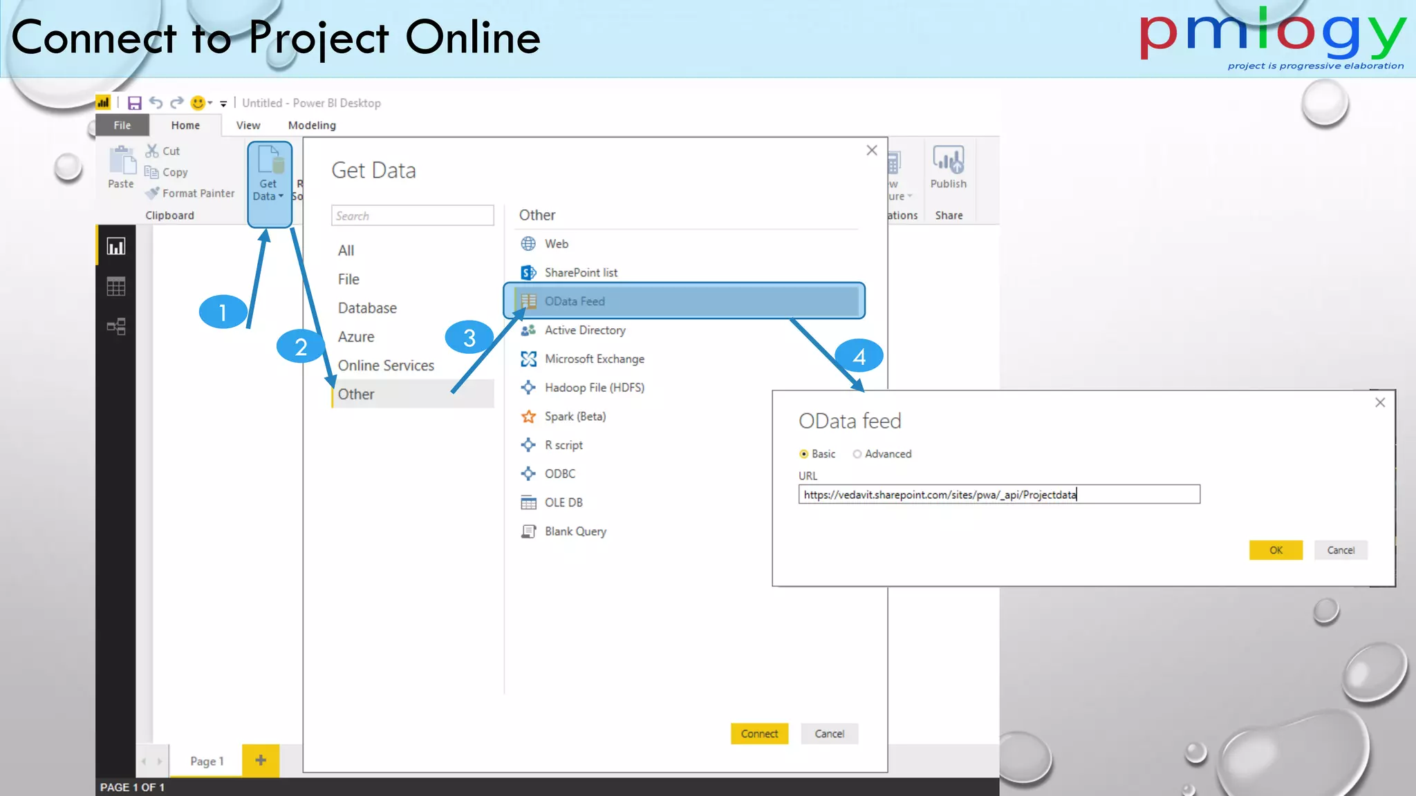 Connect to Project Online
1
2 3
4
 