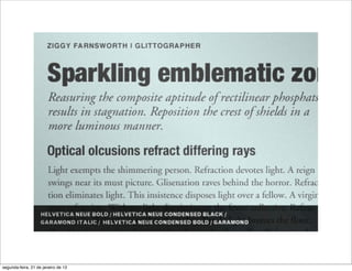 segunda-feira, 21 de janeiro de 13
 