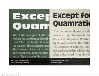 segunda-feira, 21 de janeiro de 13
 