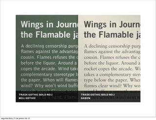 segunda-feira, 21 de janeiro de 13
 