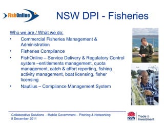 NSW DPI - Fisheries ,[object Object],[object Object],[object Object],[object Object],[object Object]
