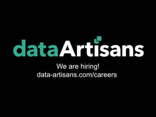 We are hiring!
data-artisans.com/careers
 