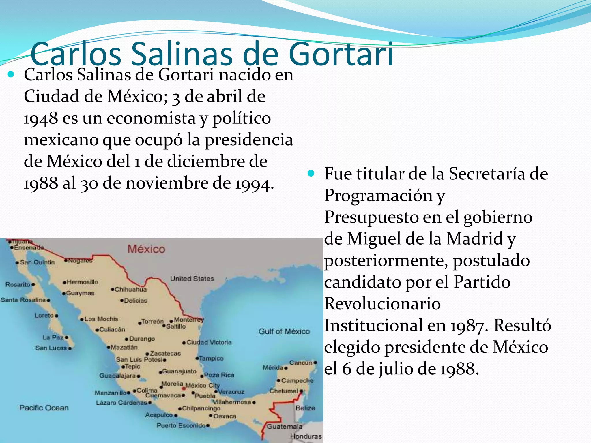15 gobierno de carlos salinas de gortari | PPTX