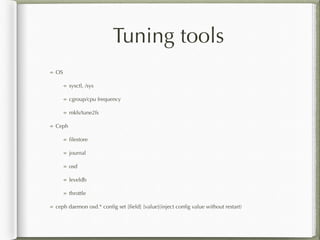Ceph Day Shanghai - Ceph Performance Tools | PDF