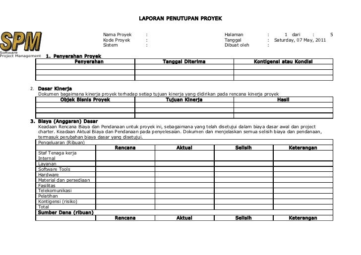 Contoh Report Qc - Rasmi H