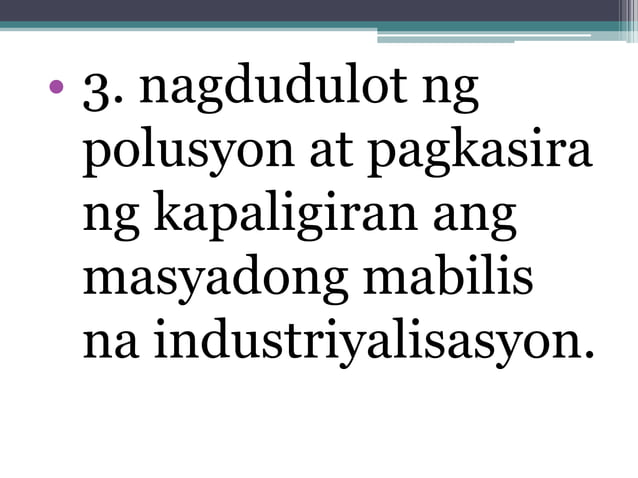 15. mga suliranin at programa sa industriya at pangangalakal