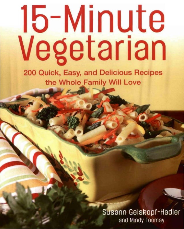 15 minute vegetarian recipes PDF