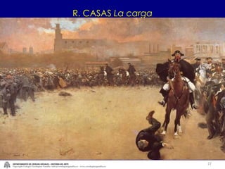R. CASAS  La carga DEPARTAMENTO DE CIENCIAS SOCIALES – HISTORIA DEL ARTE Copyright Colegio Escolapias Gandia  info@escolapiasgandia.es  www.escolapiasgandia.es 