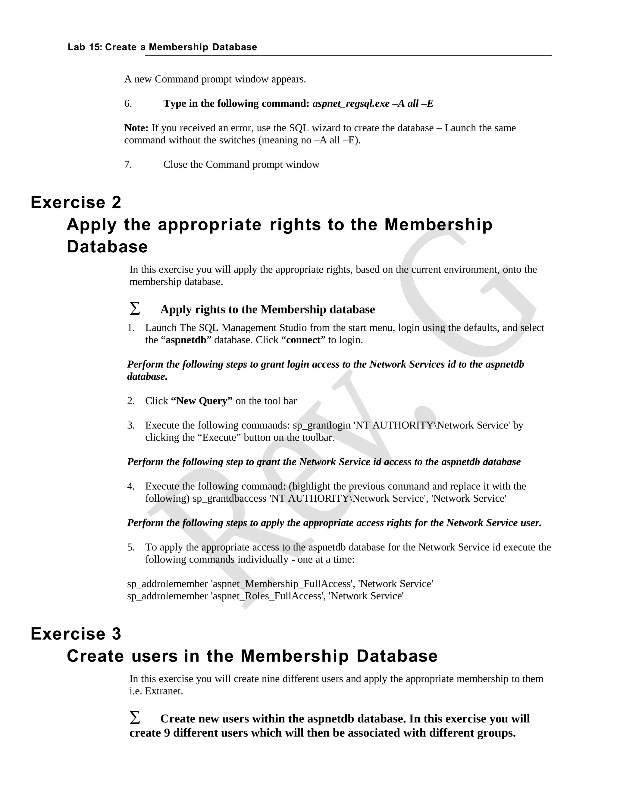 ( 15 ) Office 2007   Create A Membership Database