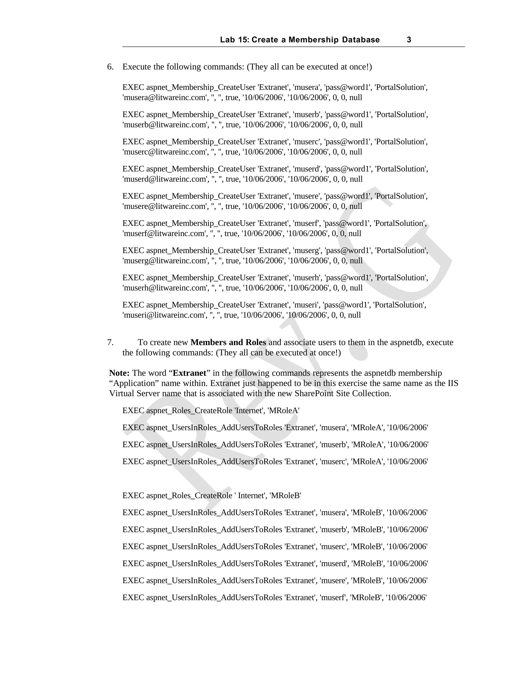 ( 15 ) Office 2007   Create A Membership Database