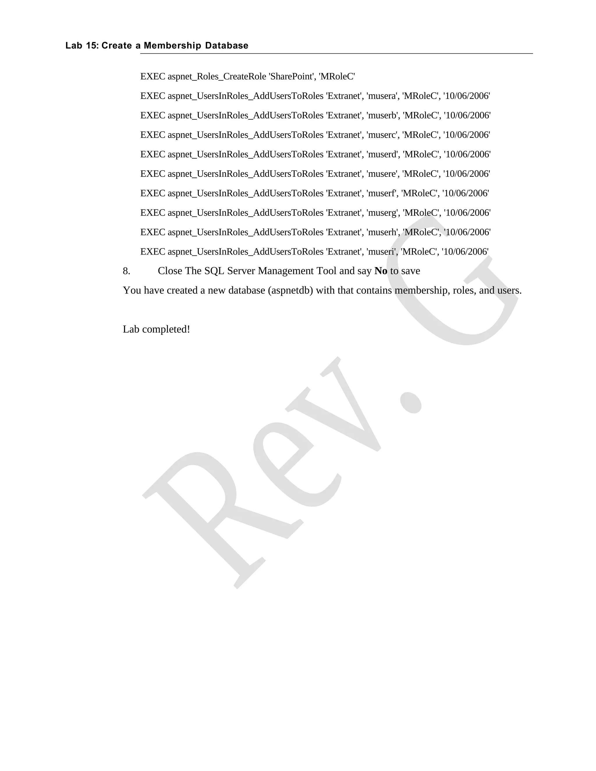 ( 15 ) Office 2007   Create A Membership Database