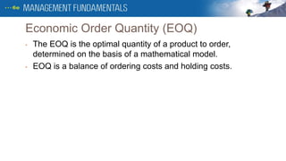 Eoq Balance 15 operations, quality and productivity | PPTX