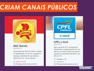 CRIAM CANAIS PÚBLICOS
 