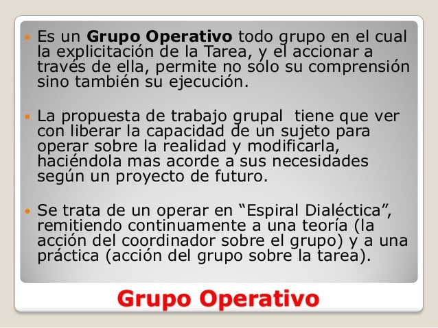 Enrique Pichon Riviere El grupo como soporte del psiquismo