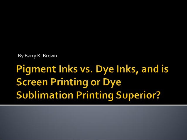 dye sublimation vs screen printing