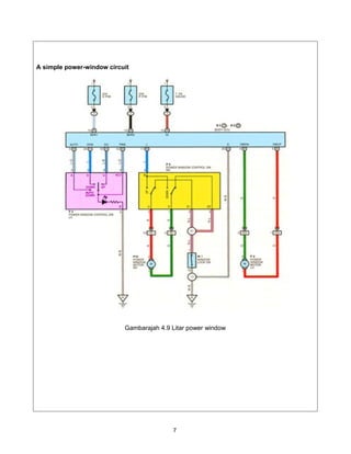A simple power-window circuit




                           Gambarajah 4.9 Litar power window




                                          7
 