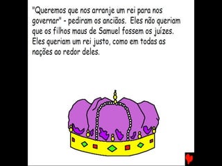 SAUL, UM REI BONITO E TOLO