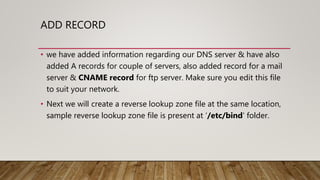 15 Setup BIND 9 | PPTX