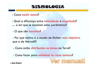 Sismologia