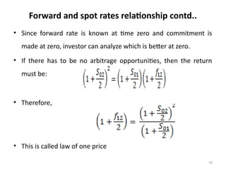Comprehensive Analysis of Spot and Forward Rates in Bond Valuation and ...