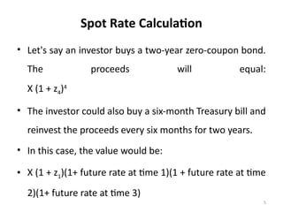 Comprehensive Analysis of Spot and Forward Rates in Bond Valuation and ...