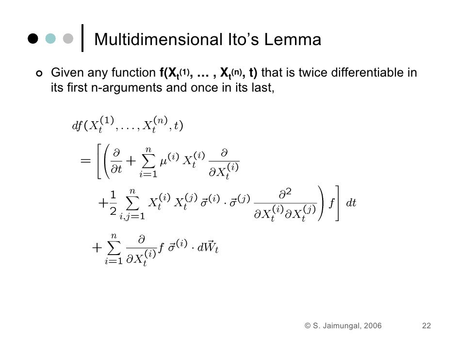stochastic calculus stochastic calculus