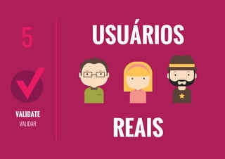 VALIDATE
VALIDAR
5 USUÁRIOS
REAIS
 