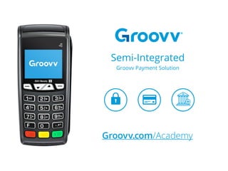 Groovv Payment Solution
Semi-Integrated
Groovv.com/Academy
 