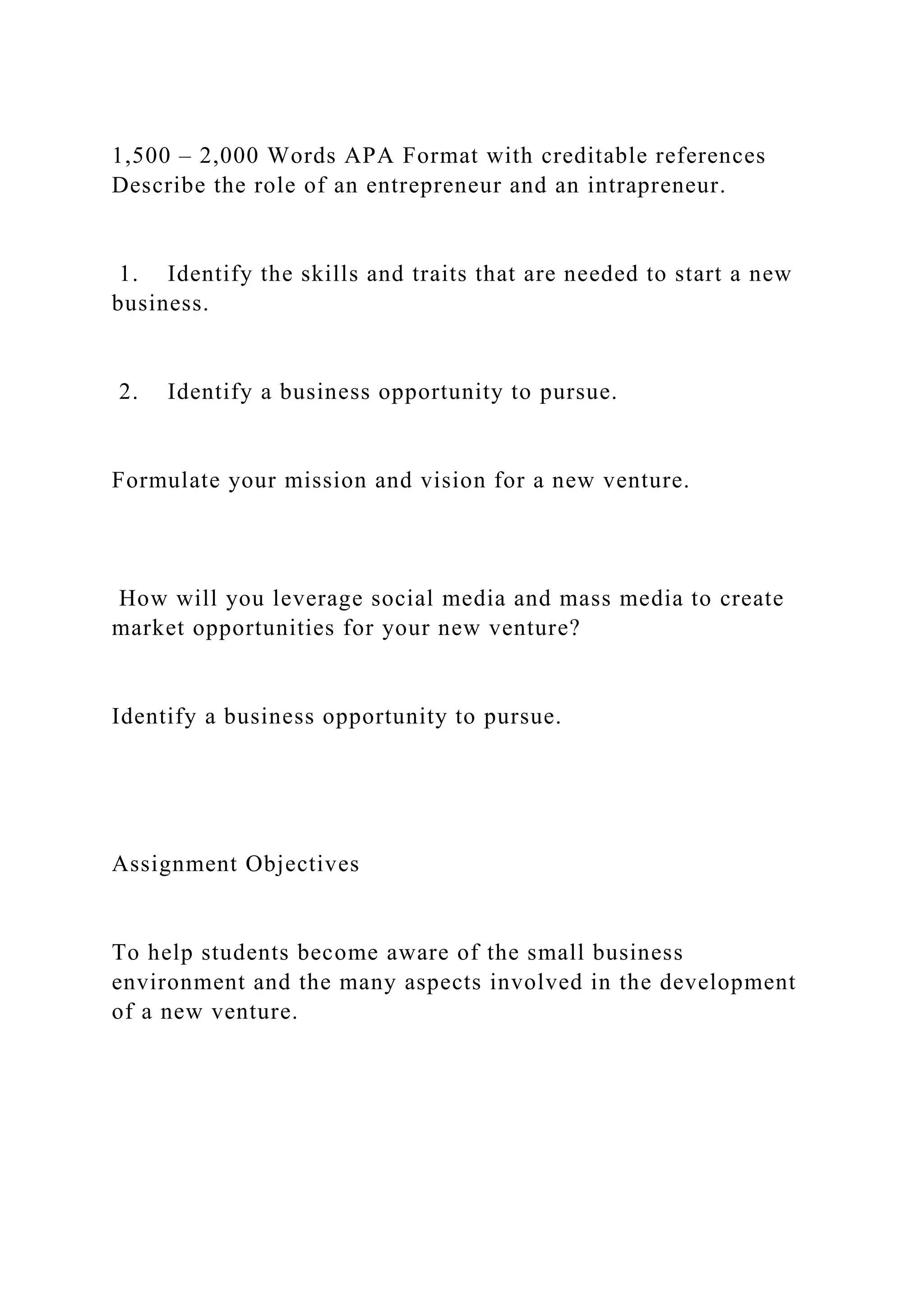 1,500 – 2,000 Words APA Format with creditable references Describe t | PDF