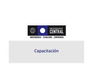 Capacitación	
  
 
