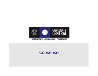 Consenso	
  
 