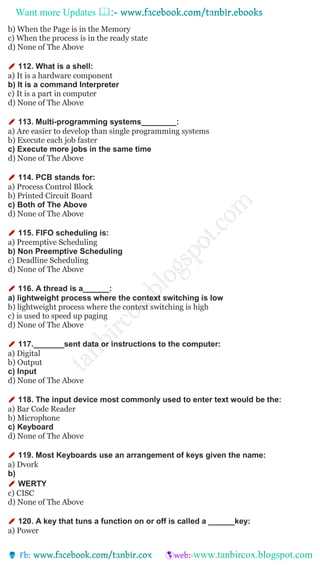 1500 mcq questions of computer knowledge for bank exams | PDF