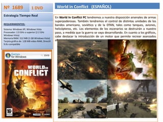 BioShock PC supone una revolución en el género de los shooters en primera persona, creando una experiencia única gracias a la inteligencia artificial de los monstruos y a la estructura de los pasillos.Nuestro avión se estrella en el agua y descenderemos a Rapture, una ciudad escondida bajo el agua, que se encuentra devastada y ensuciada por cadáveres, y en la que deberemos sobrevivir. En BioShock PC podremos modificar nuestro cuerpo genéticamente a través de docenas de de estaciones y adquirir nuevas y grotescas habilidades. 