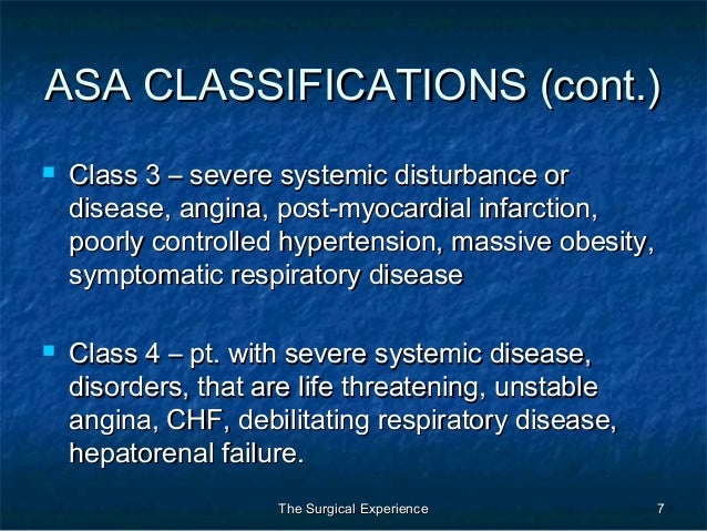 Asa Ii Mild Systemic Disease _ A review of ASA physical status – TUKJ