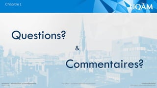 Chapitre 2
▶  Blogue : http://pol4840.uqam.ca
▶  Administration : http://pol4840.uqam.ca/wp-admin
▶  Identification :
–  Utilisateur : ***
–  Mot de passe : ***
Accès au blogue
Séance 1 – Introduction à l’enseignement
Hiver 2015
POL4840 – Système politique montréalais Florent Michelot
POL4840@ﬂorent.michelot.info
 