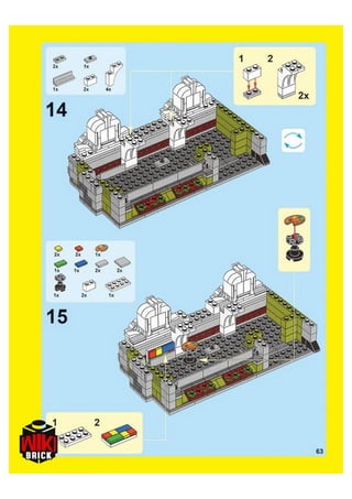 Manual Instruction for LEPIN 15010 PARISIAN RESTAURANT – Compatible with LEGO 10243 | LEPIN Creator